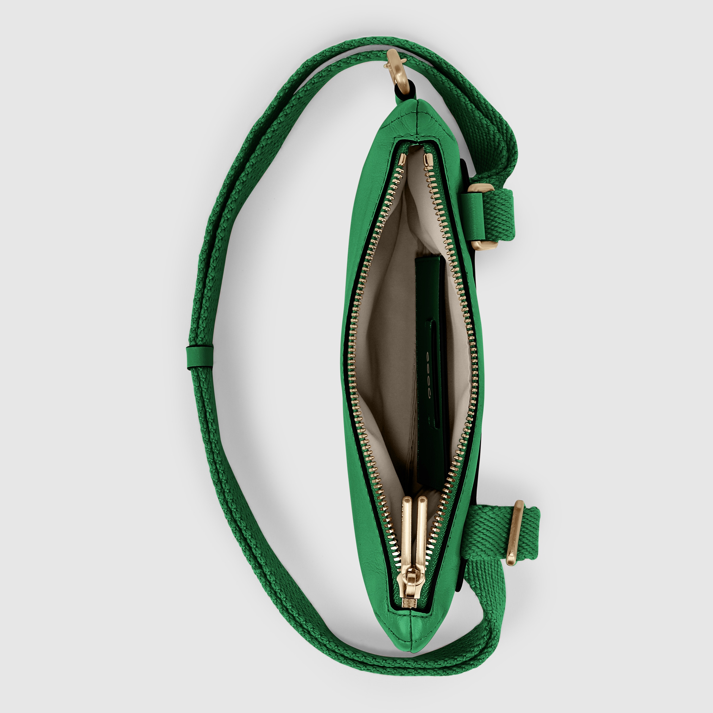 ECCO® Pillow Leather Waist Bag | Green