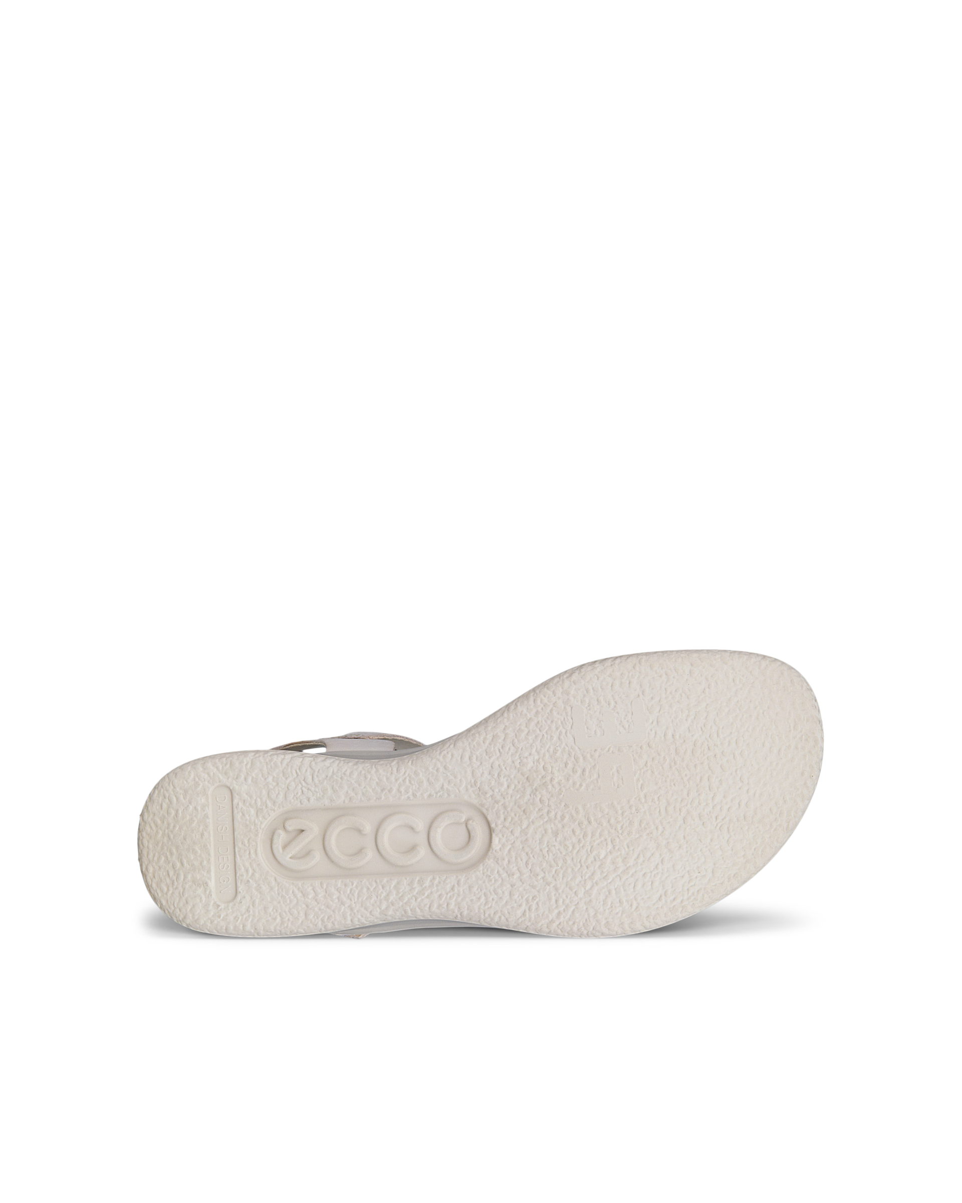 Women's ECCO® Flowt Wedge LX Leather Sandal - White - Sole