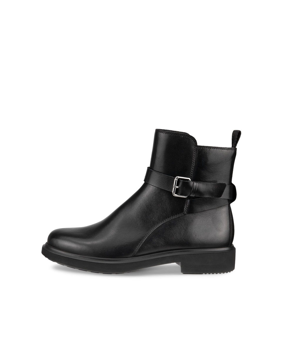 Women s ECCO Metropole Amsterdam Leather Waterproof Boot Black