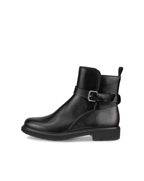 Women s ECCO Metropole Zurich Leather Waterproof Boot Black