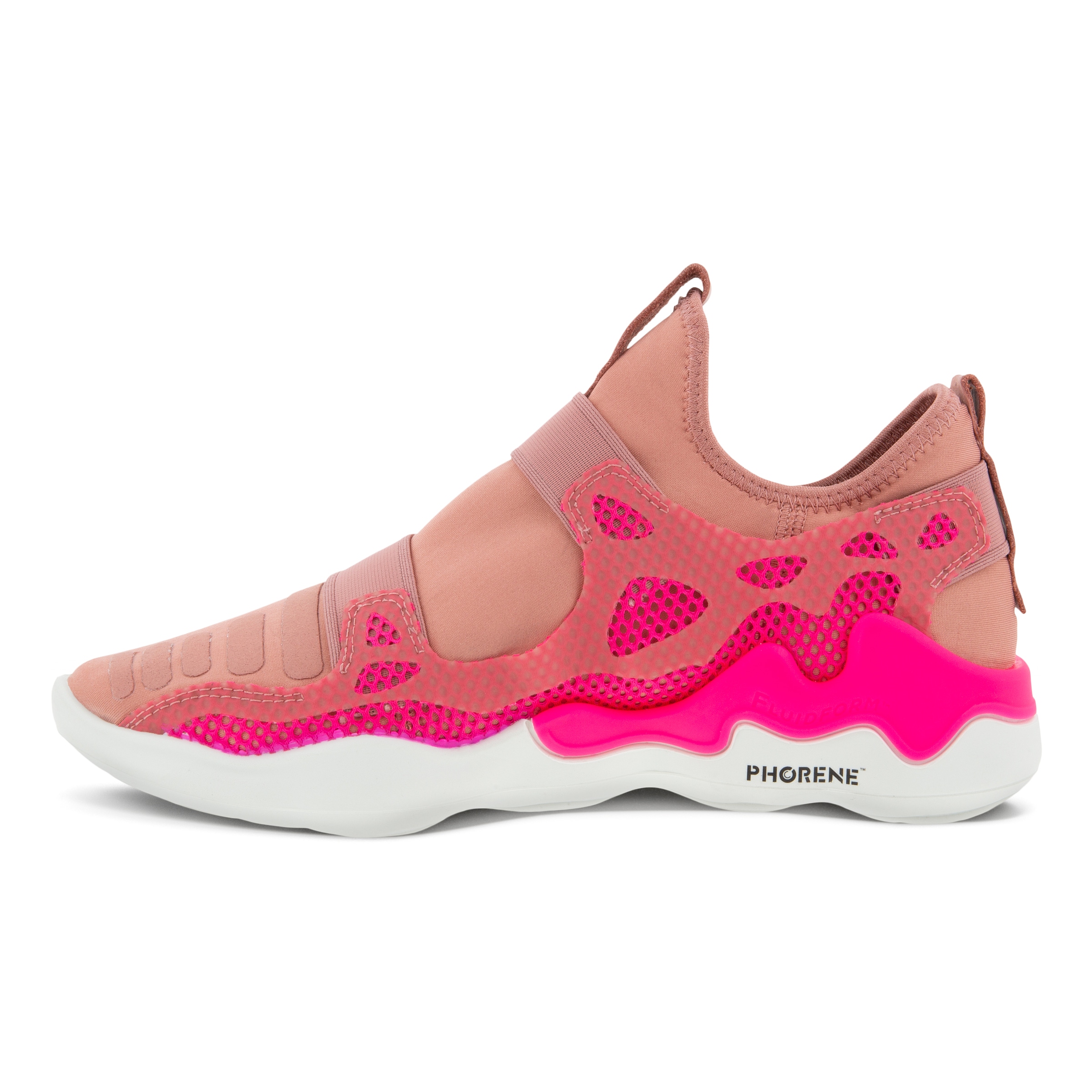 Zapatillas de tela ECCO® Elo para mujer - Rojo - Inside