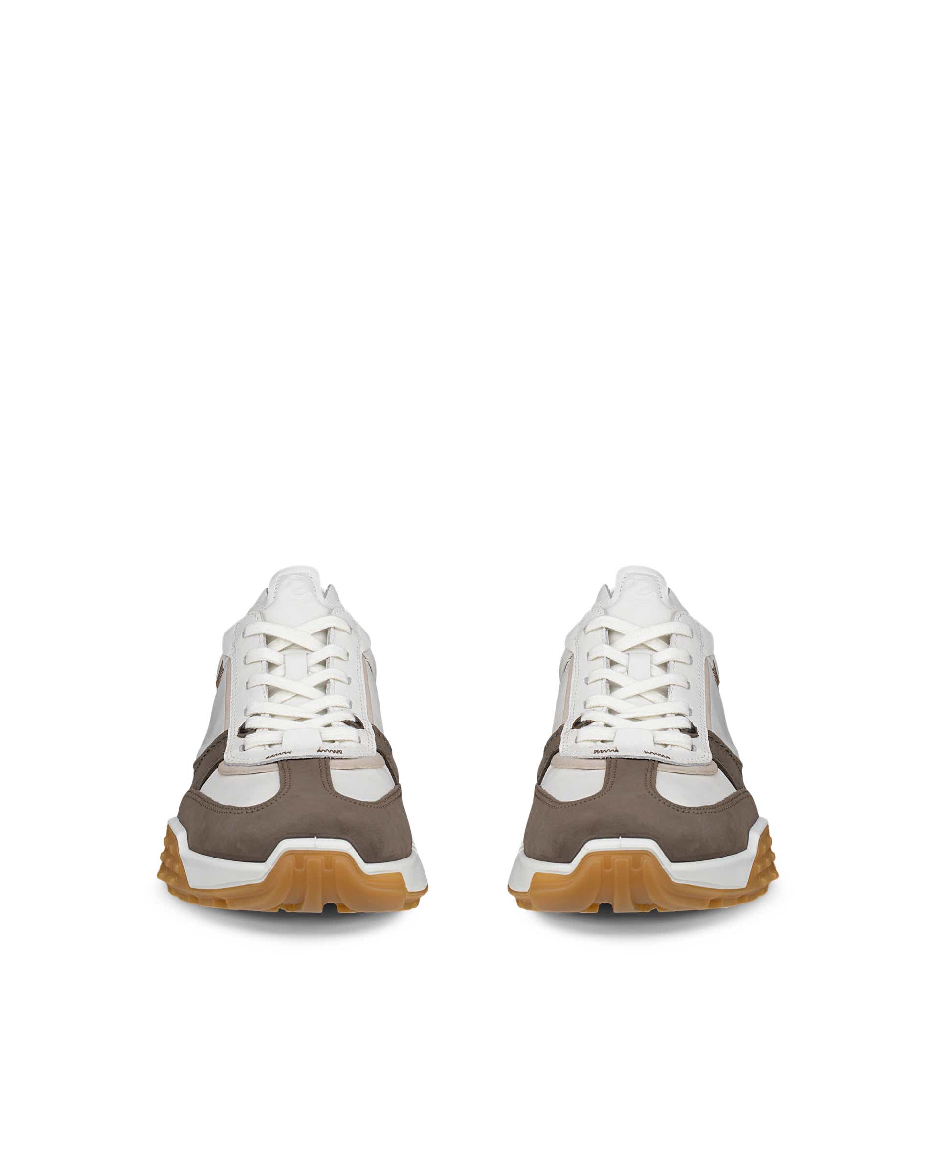 Zapatillas de piel ECCO® Retro Sneaker para hombre - Multicolor - Front pair