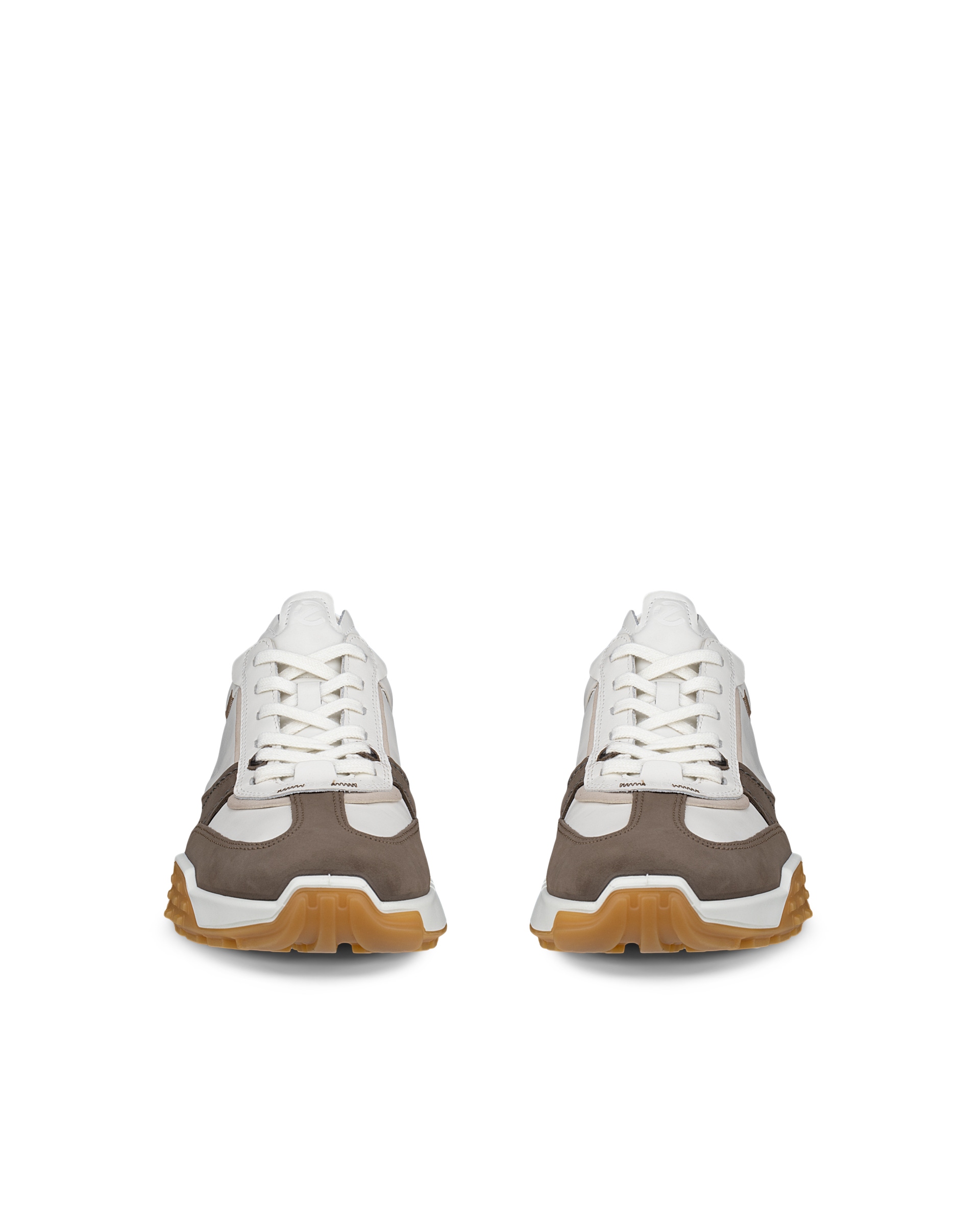 Zapatillas de piel ECCO® Retro Sneaker para hombre - Multicolor - Front pair