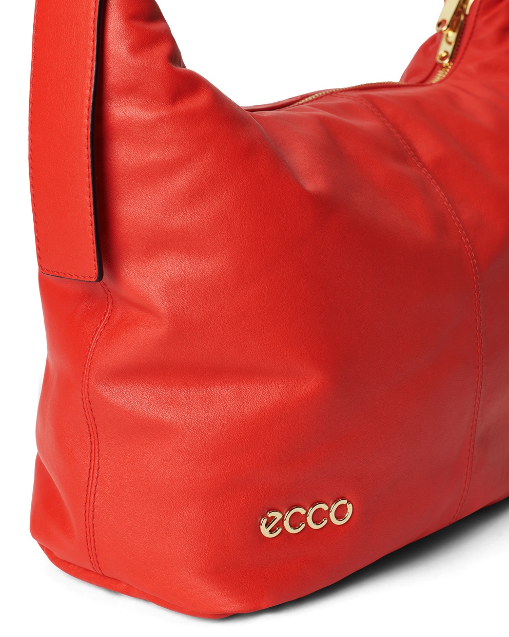 ECCO® 가죽 호보 백 - Red - Detail-1