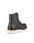 Men's ECCO® Staker Leather Moc-Toe Boot - Black - Back