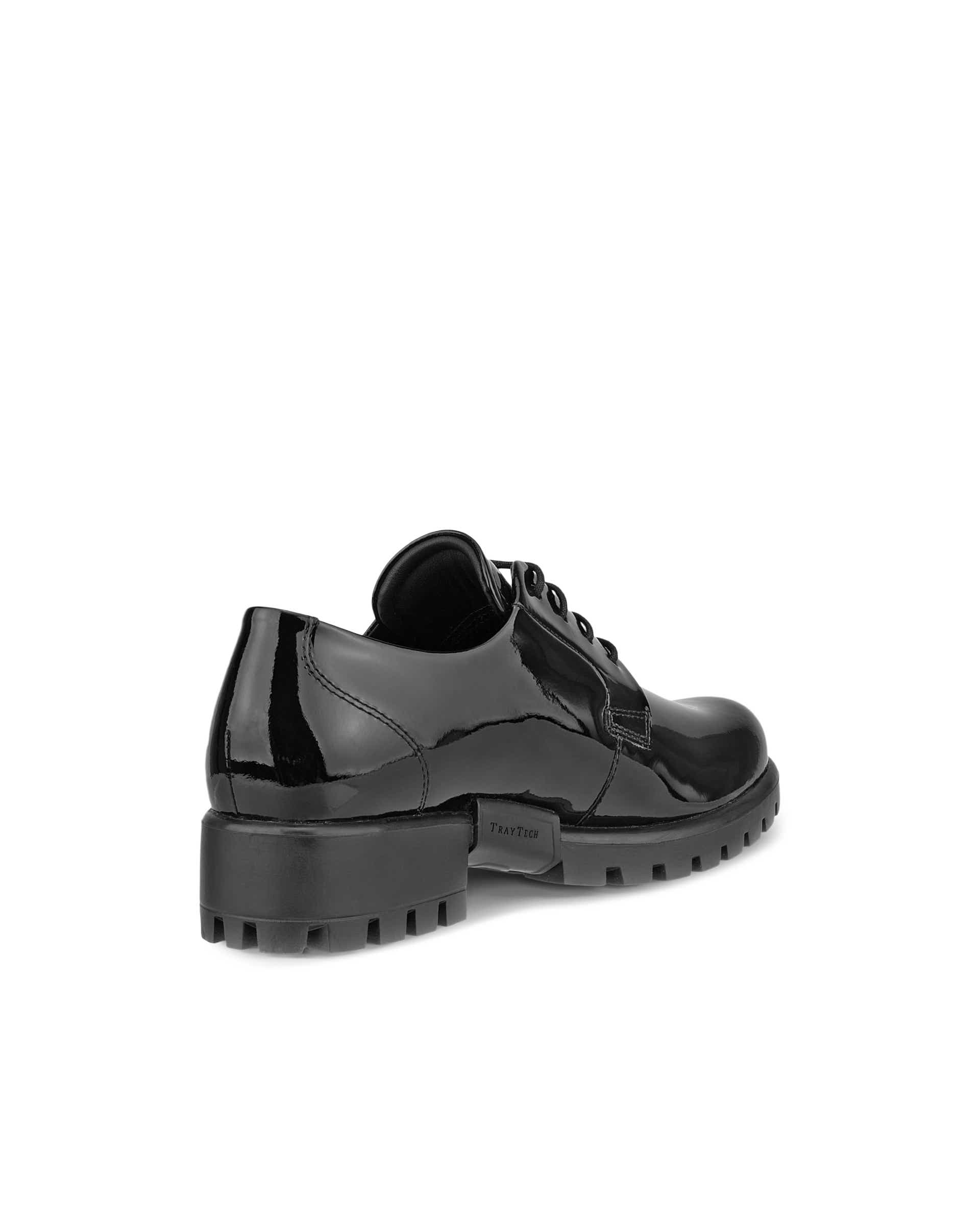 ECCO Modtray ウィメンズ レザーダービーシューズ - ブラック - Back