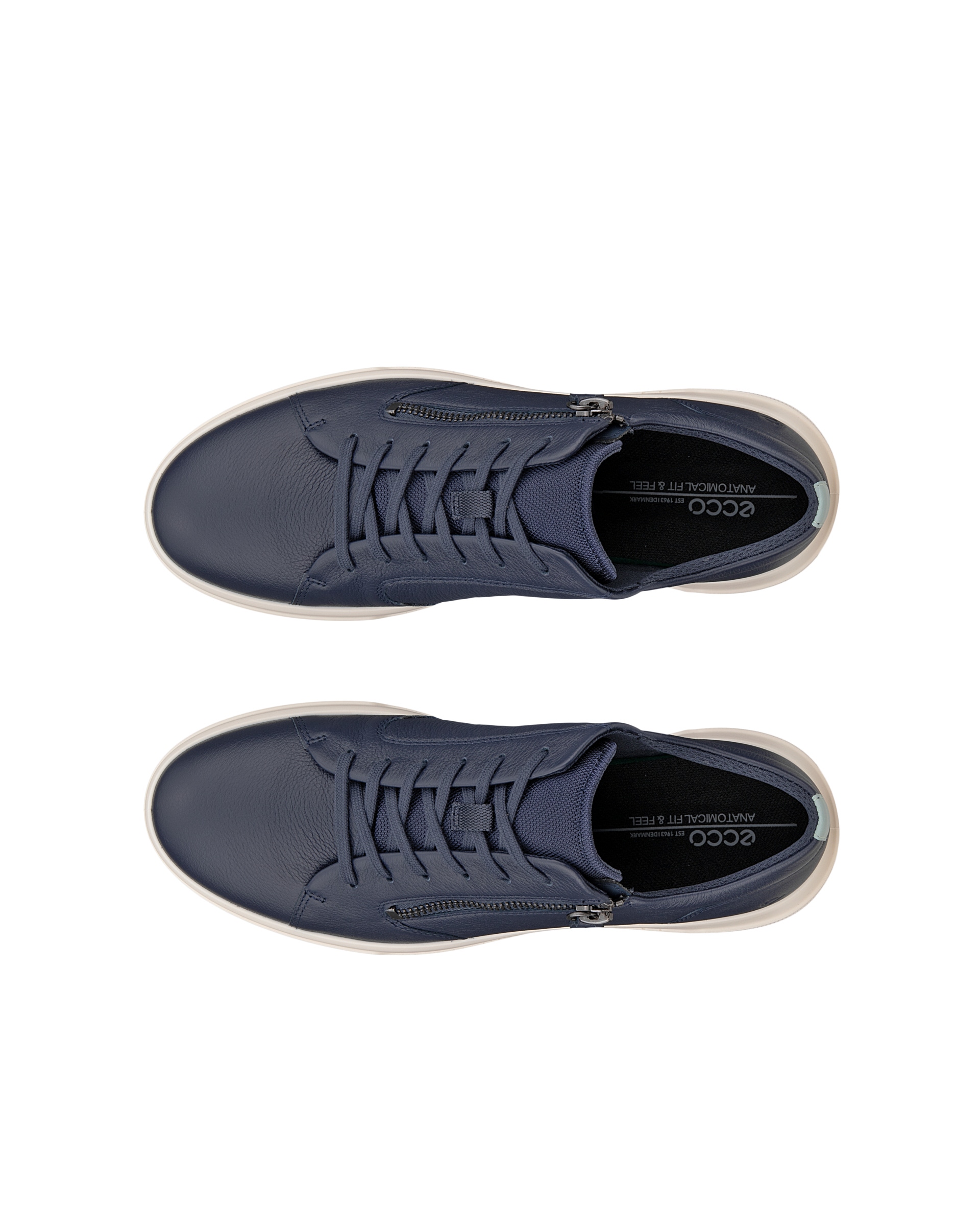 ECCO® MOVE chaussure en cuir pour femme - Bleu - Top left pair