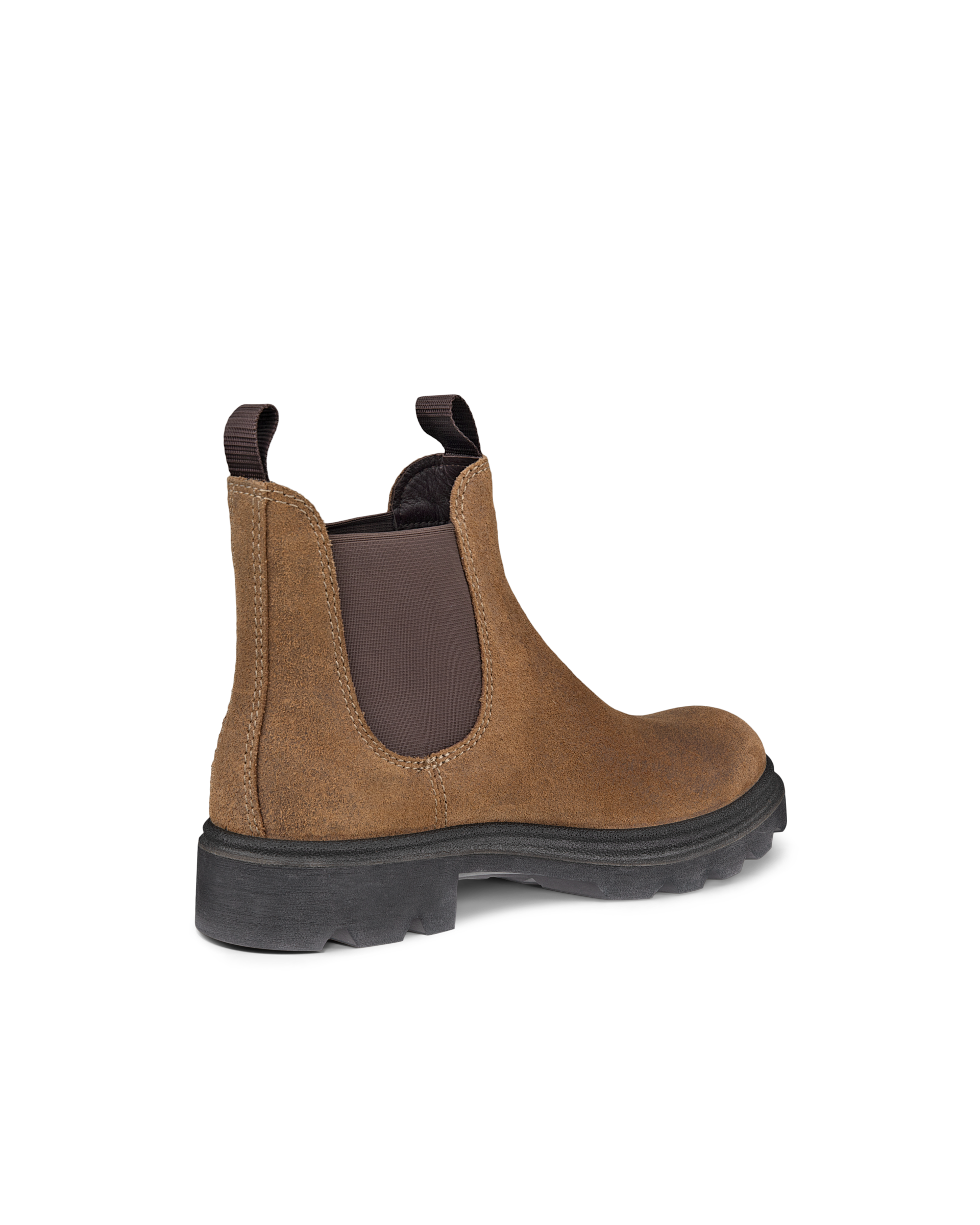 Botas Chelsea de ante ECCO® Grainer para mujer - Marrón - Back