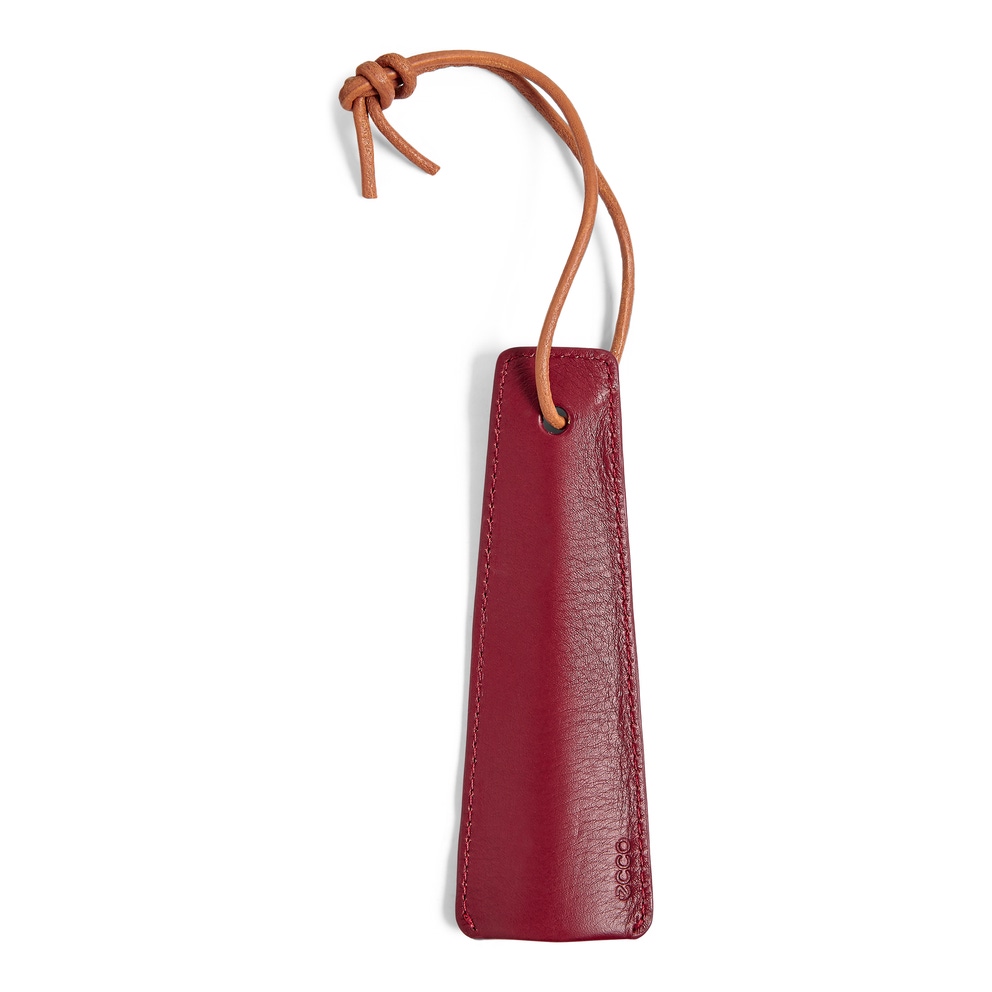 ECCO® Leather Shoe Horn - Red - Back