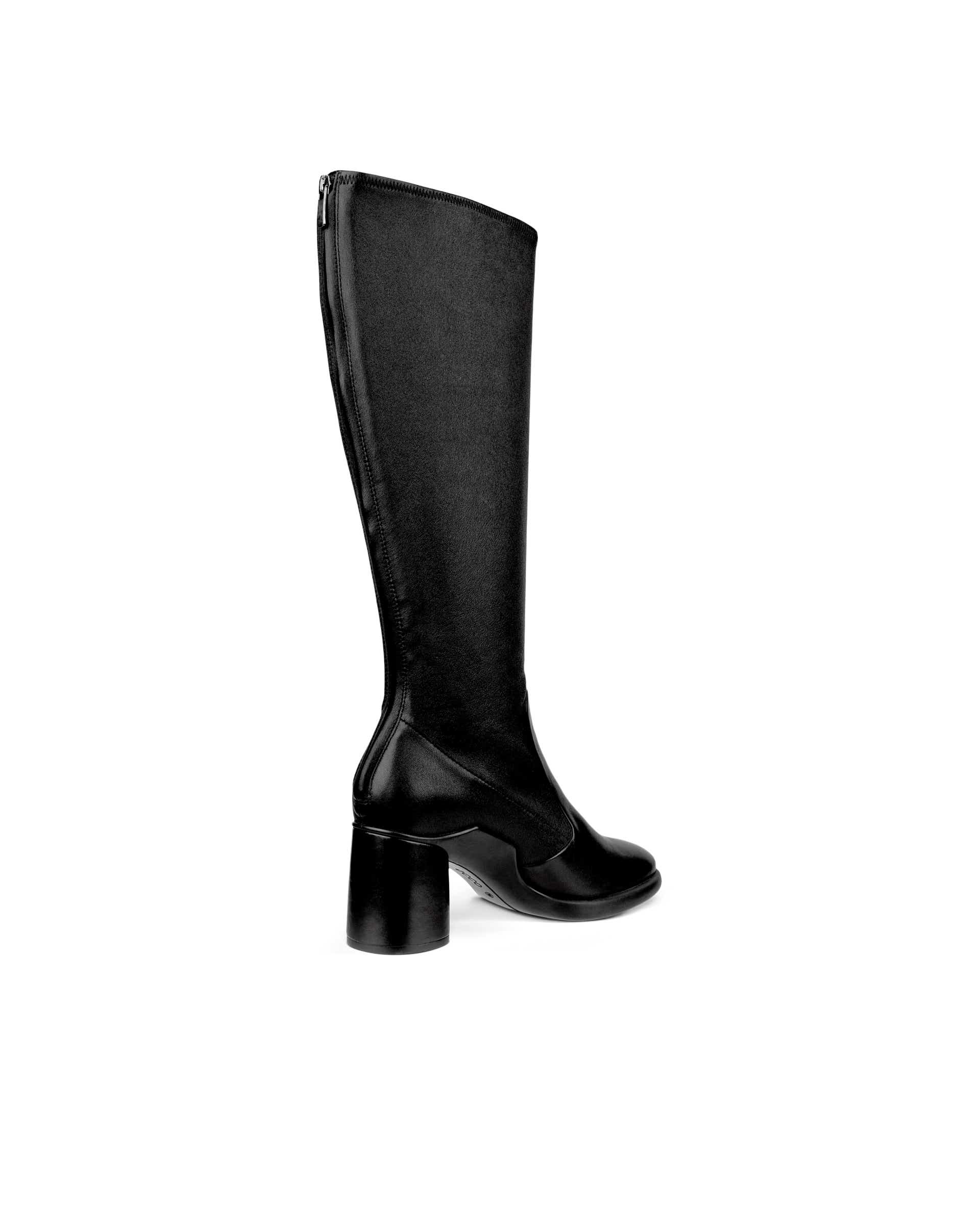 ECCO Sculpted LX 55 ウィメンズ レザーハイカットブーツ - Black - Back