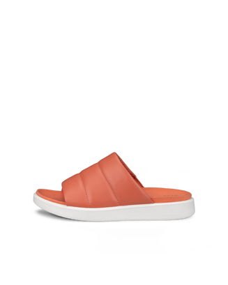 Women's ECCO® Yuma Nubuck Sandal - Orange - Outside