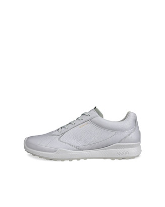 Men's ECCO® Golf Biom Hybrid Original Leather Shoe - Grey - Outside