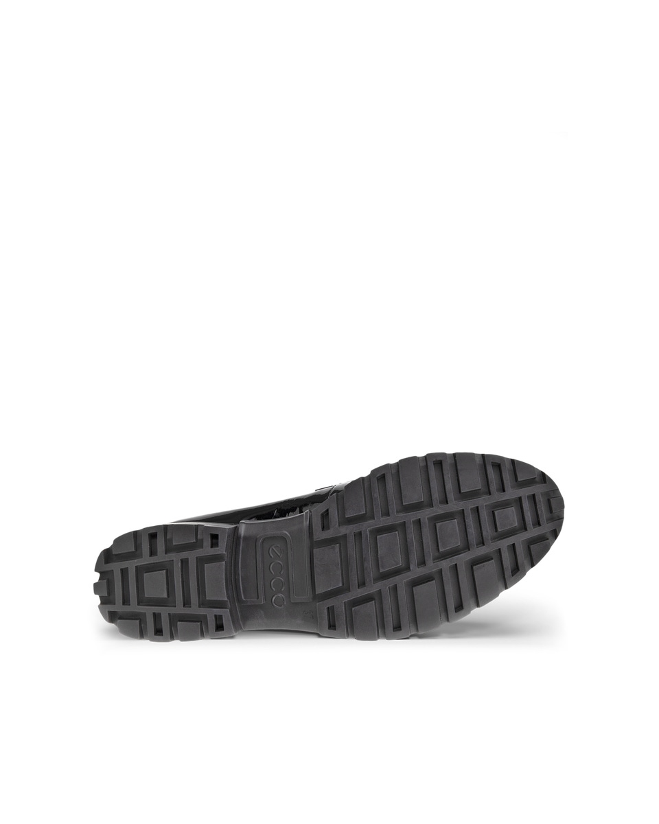 Ecco black loafers on sale