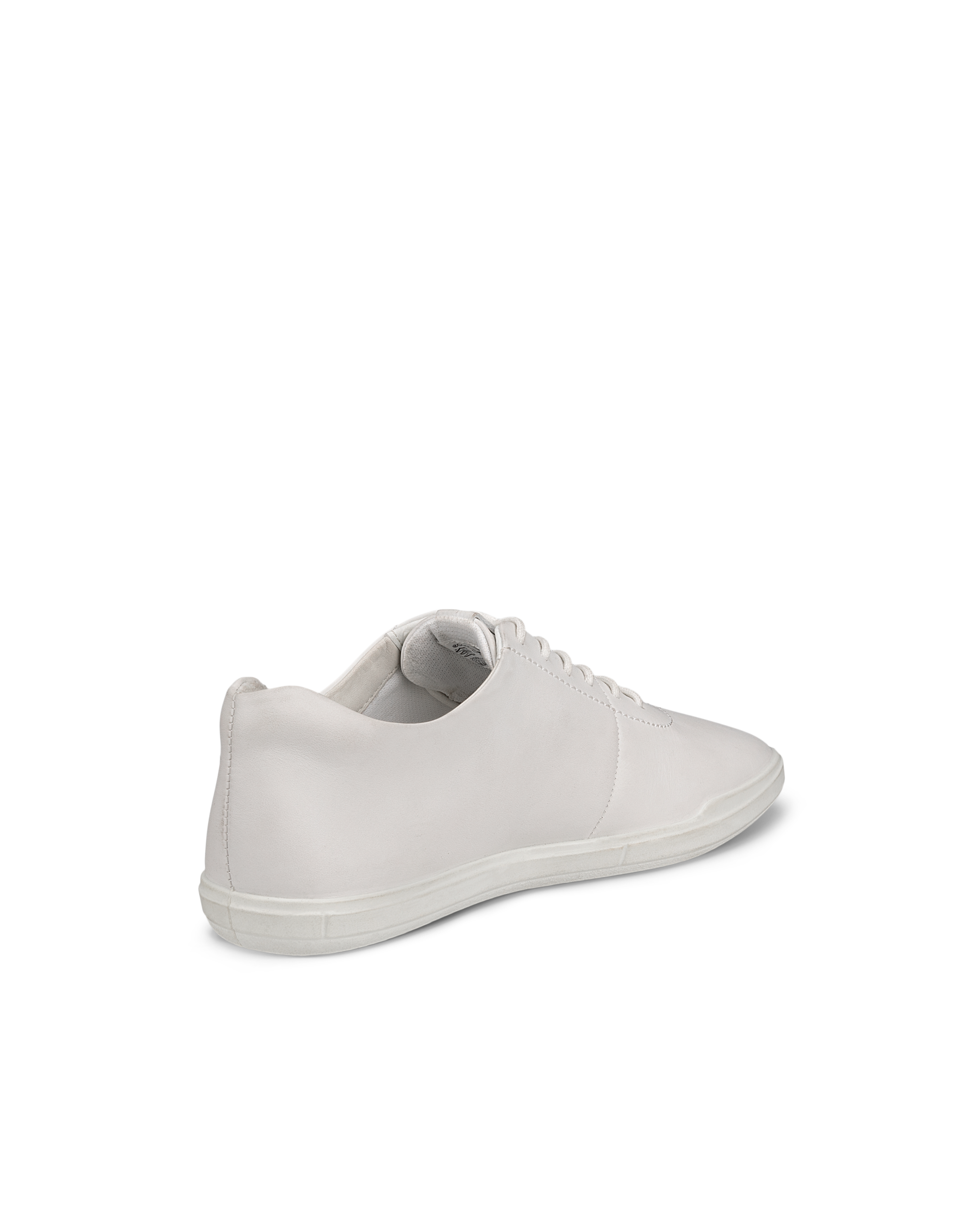 Women's ECCO® Simpil Leather Lace-Up Shoe - White - Back