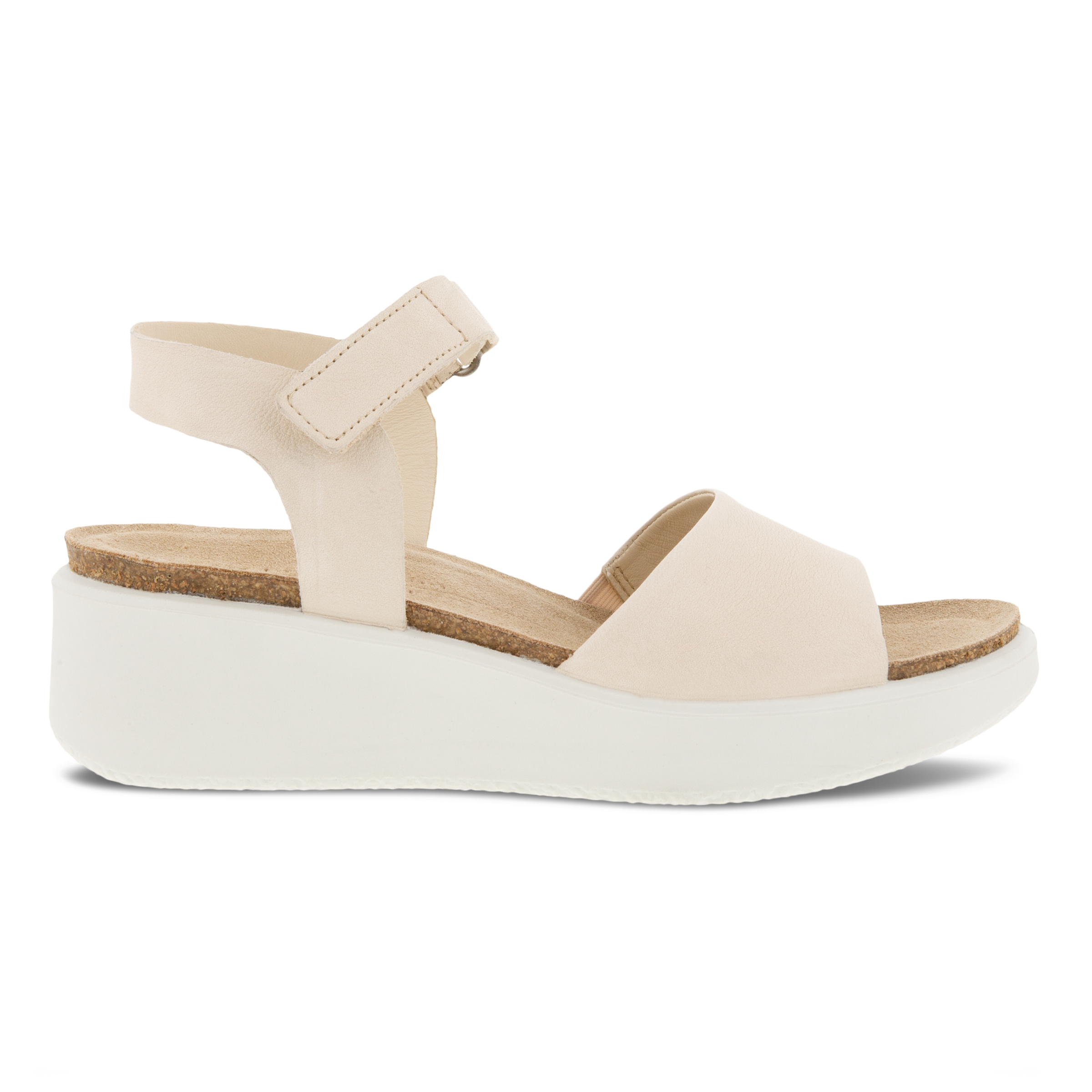 White wedge cork on sale sandals