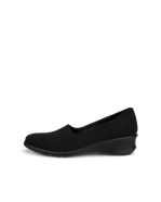 Women's ECCO® Felicia Textile Stretch Slip-On - Black - Outside