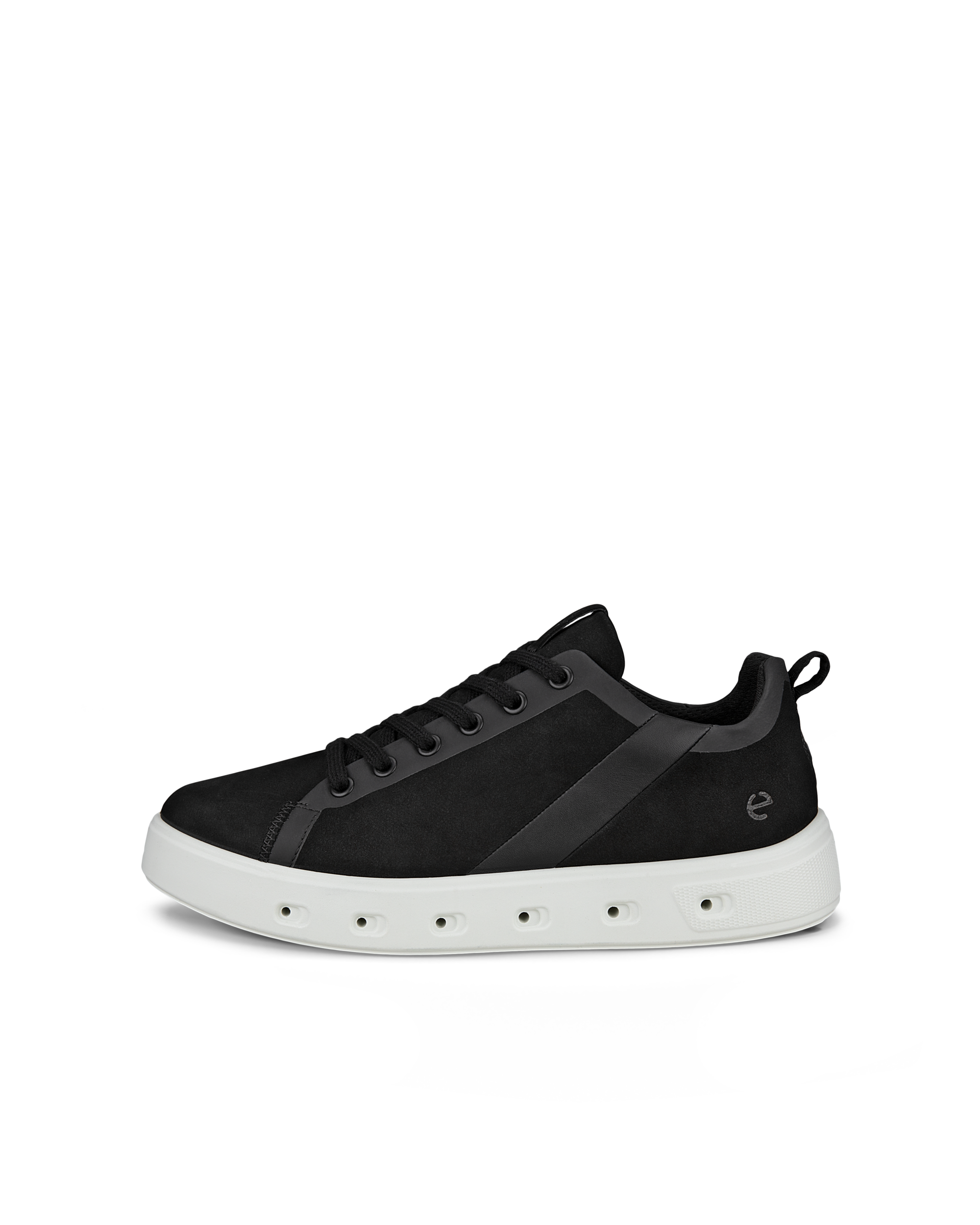 Women's ECCO® Street 720 Nubuck Gore-Tex Sneaker - Black - Outside