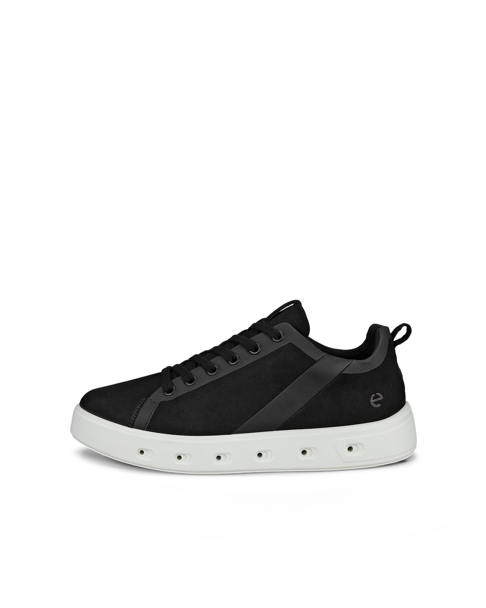 Women's ECCO® Street 720 Nubuck Gore-Tex Sneaker - Black - Outside