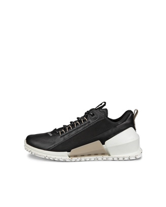 Women's ECCO® Biom 2.0 Leather Sneaker - Black - Outside