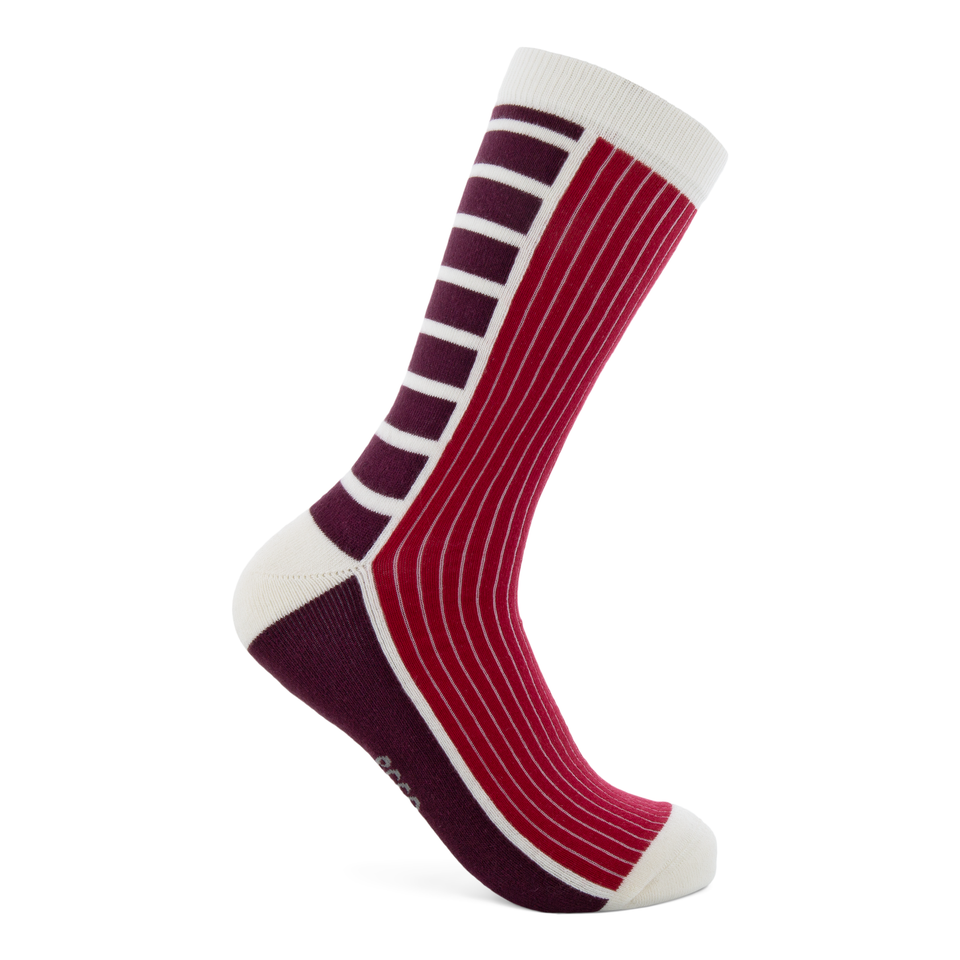 ECCO Retro Sports Socks - Red - Detail-1
