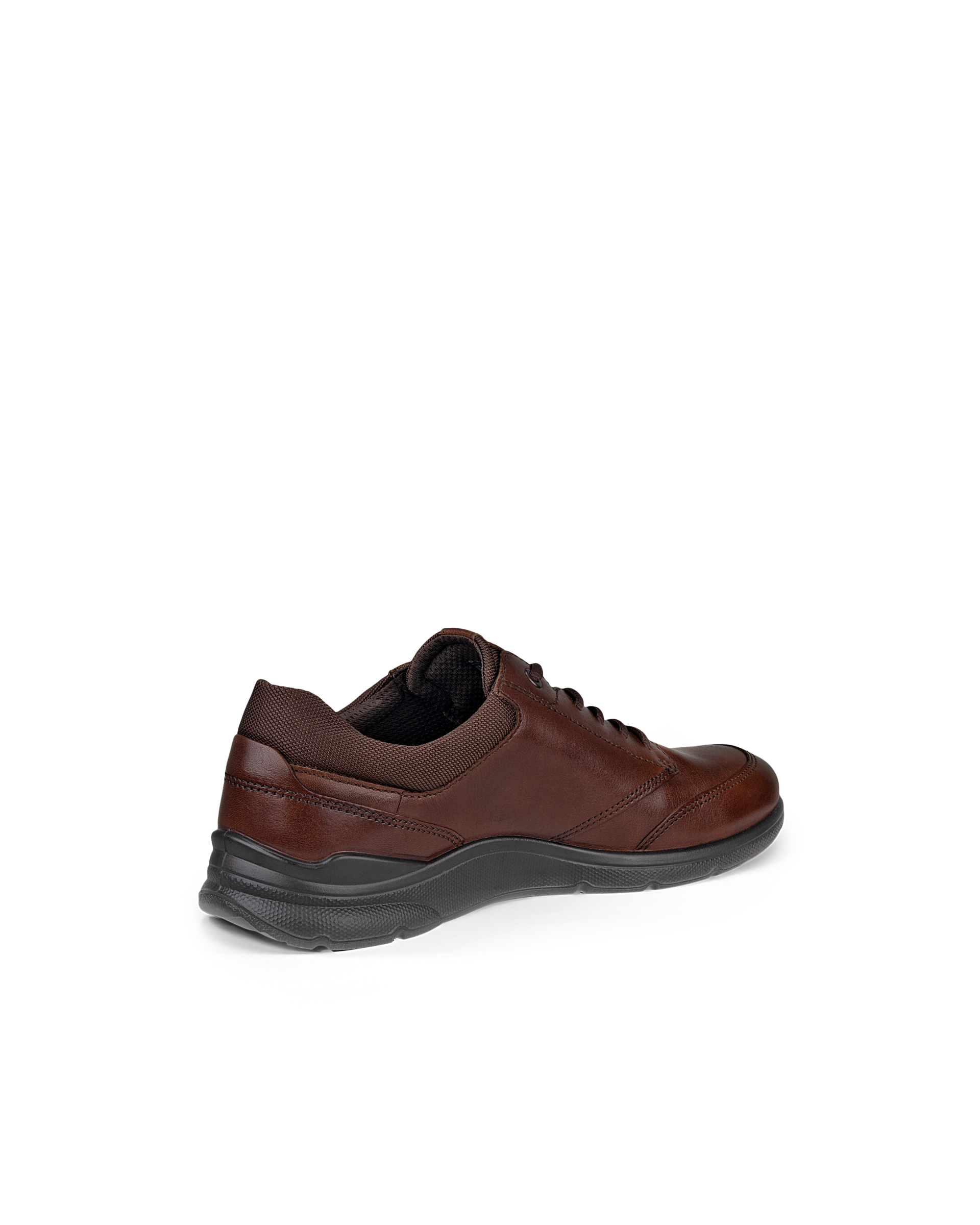 Men's ECCO® Irving Leather Lace-Up Shoe - Brown - Back