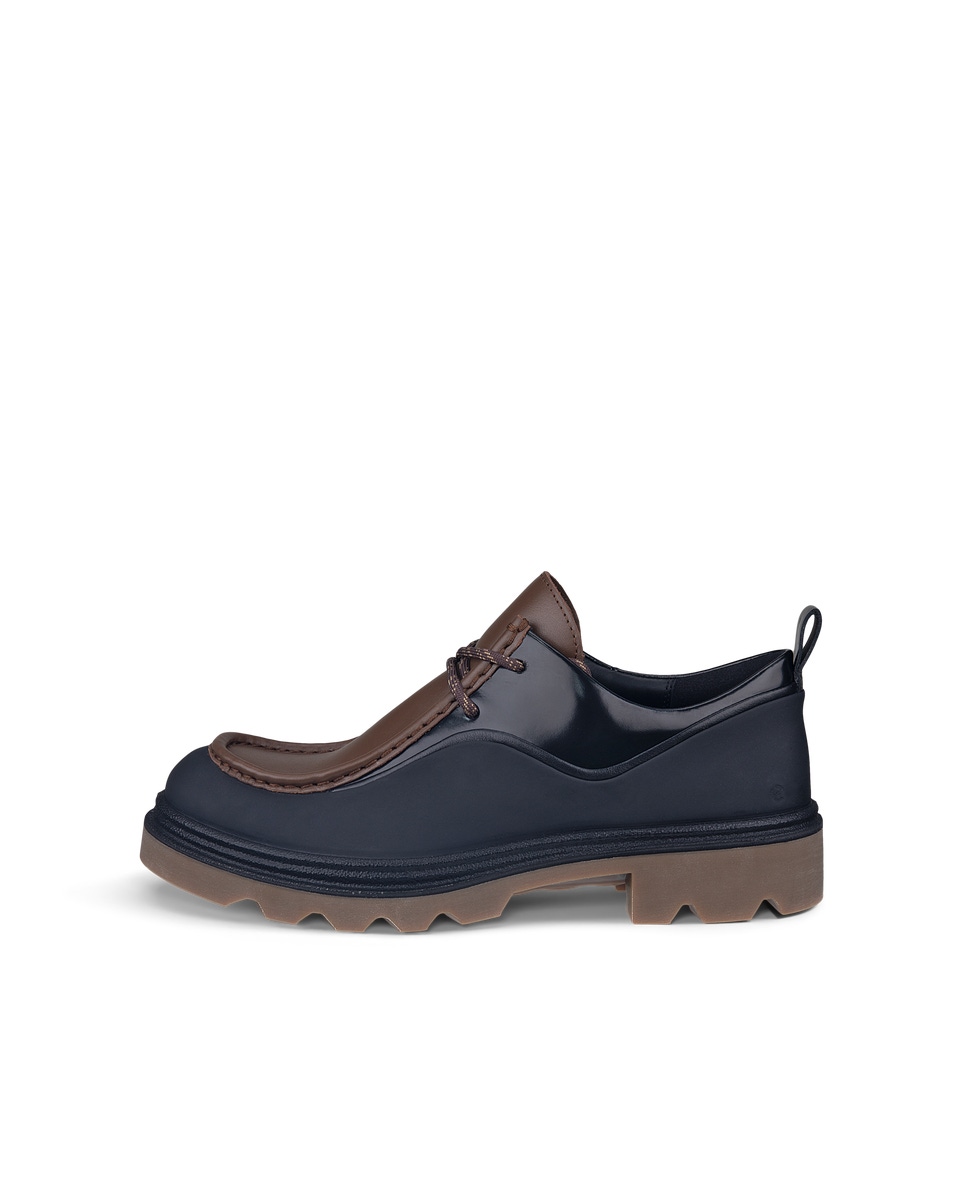 Ecco moccasin womens navy on sale