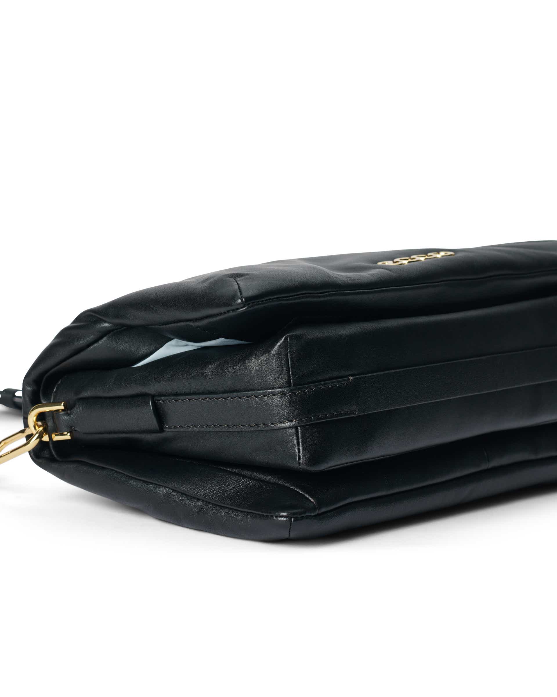 最安値に挑戦！ Large Soft Pinch ECCO® Leather Black | Bag Crossbody バッグ