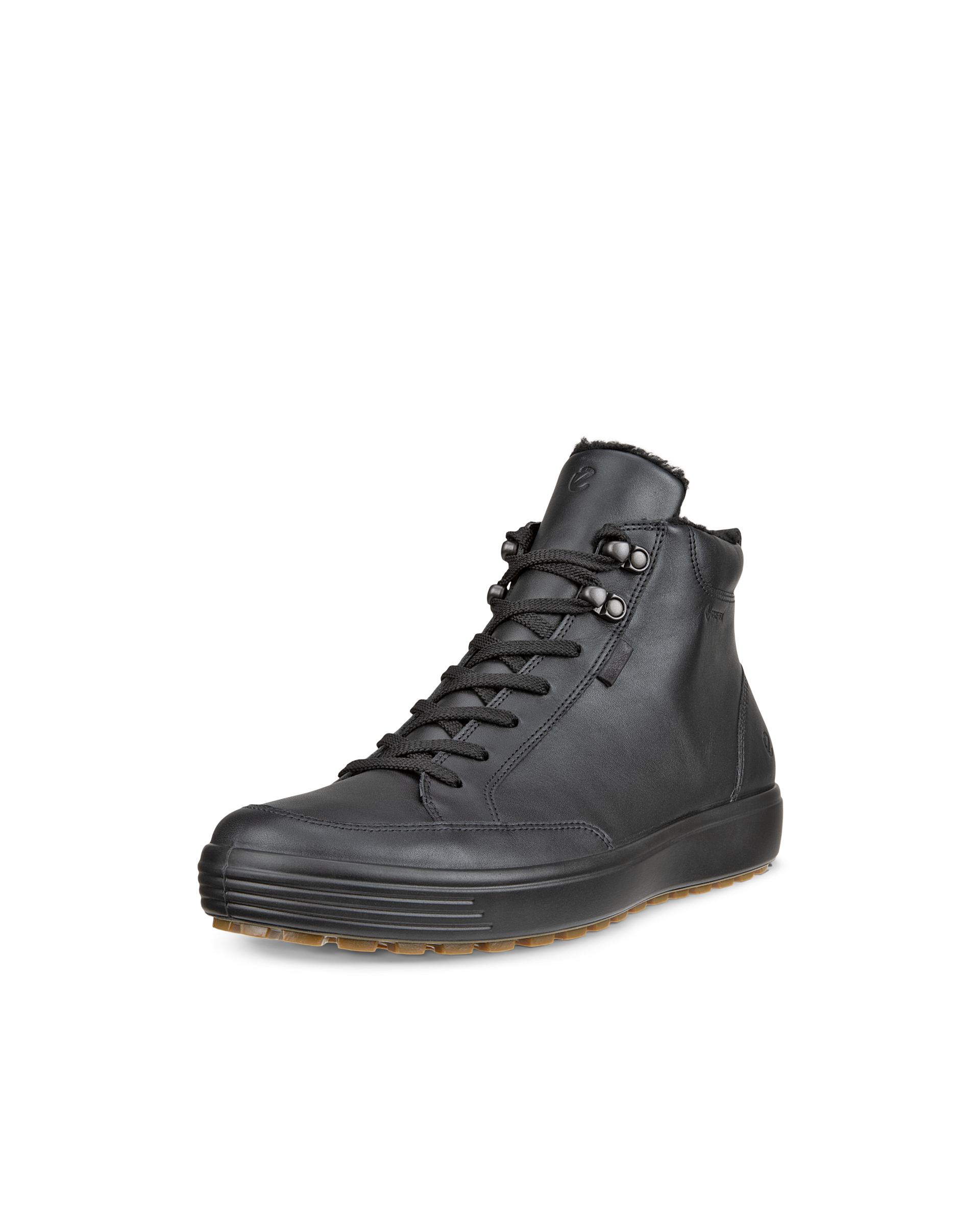 ECCO® Soft 7 Tred Gore-Tex-iga nahast poolsaabas meestele - Must - Main