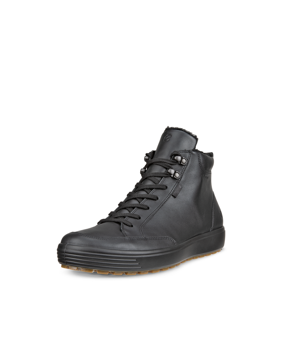 Botas de caña media de piel Gore-Tex ECCO® Soft 7 Tred para hombre - Negro - Main