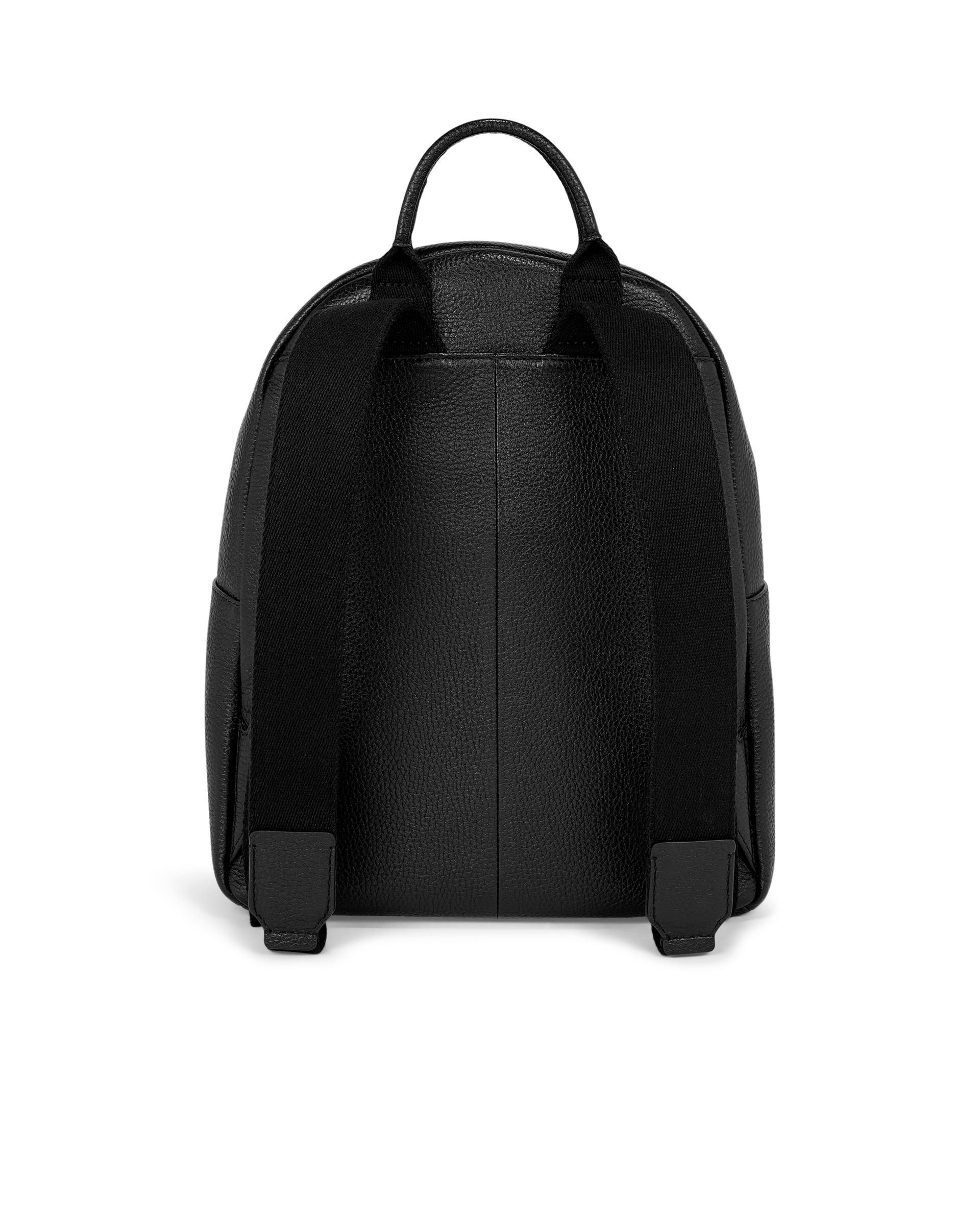 ECCO® Textureblock Leather Backpack - Black - Back