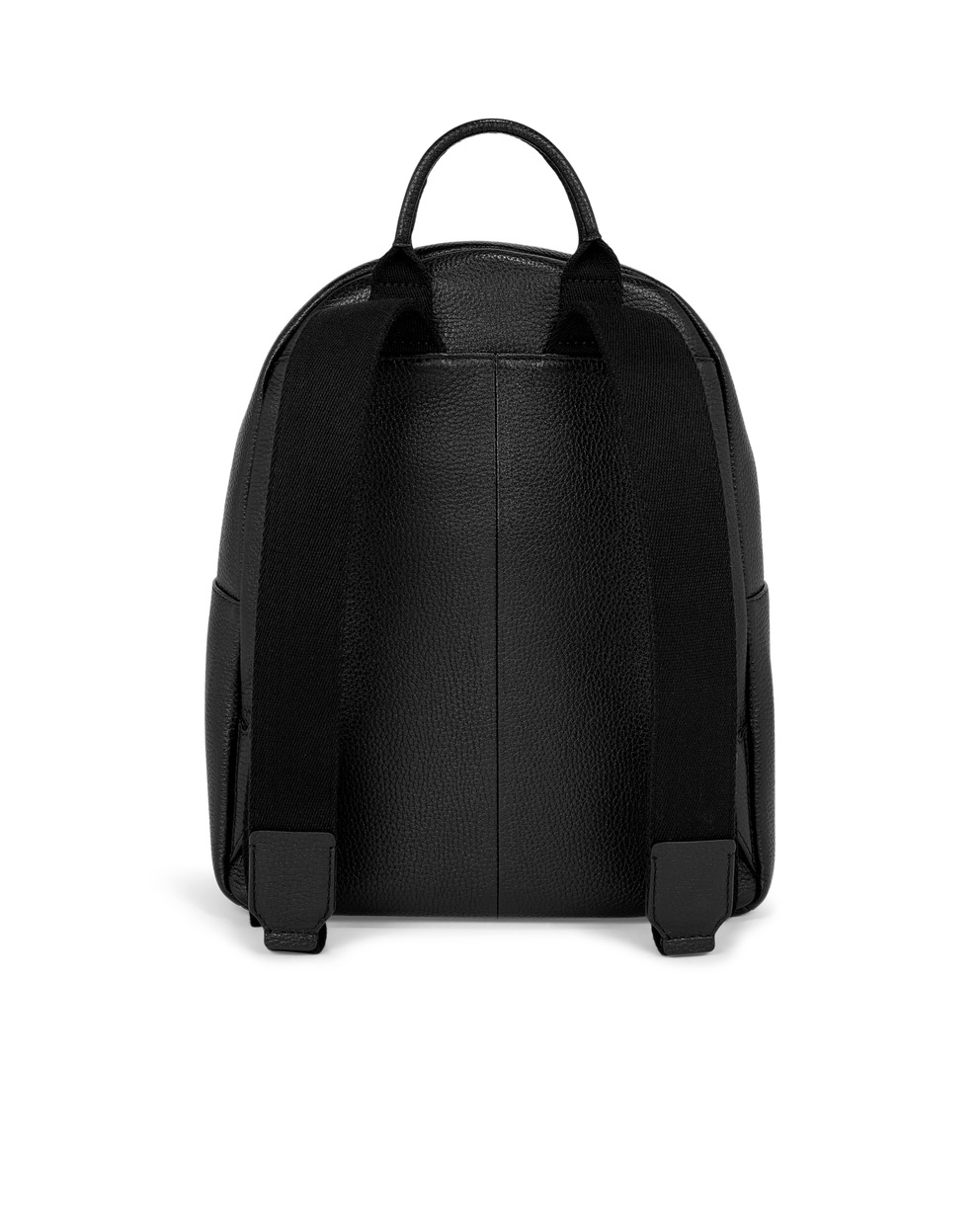 ECCO® Textureblock Leather Backpack - Black - Back