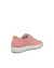 Women's ECCO® Soft 7 Nubuck Sneaker - Pink - Back