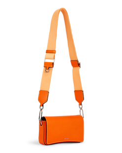 ECCO® Pebbled Leather Pinch Crossbody Bag - Orange - Main