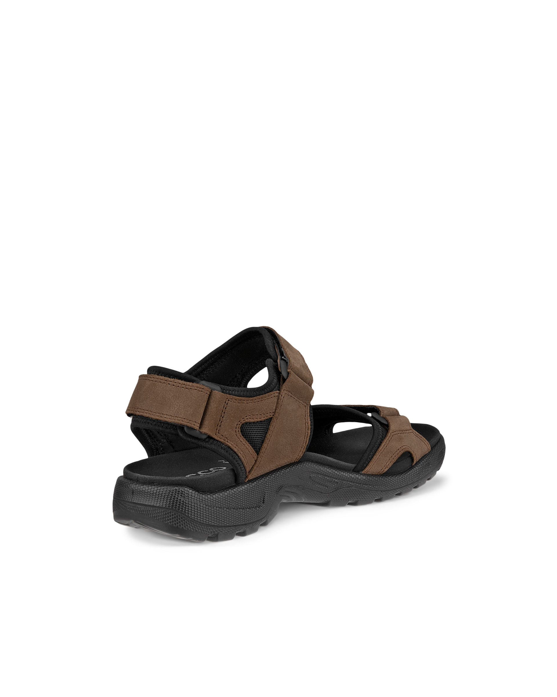 ECCO® Onroads sandale de marche en nubuck pour homme - Brun - Back