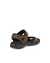 Men's ECCO® Onroads Nubuck Walking Sandal - Brown - Back