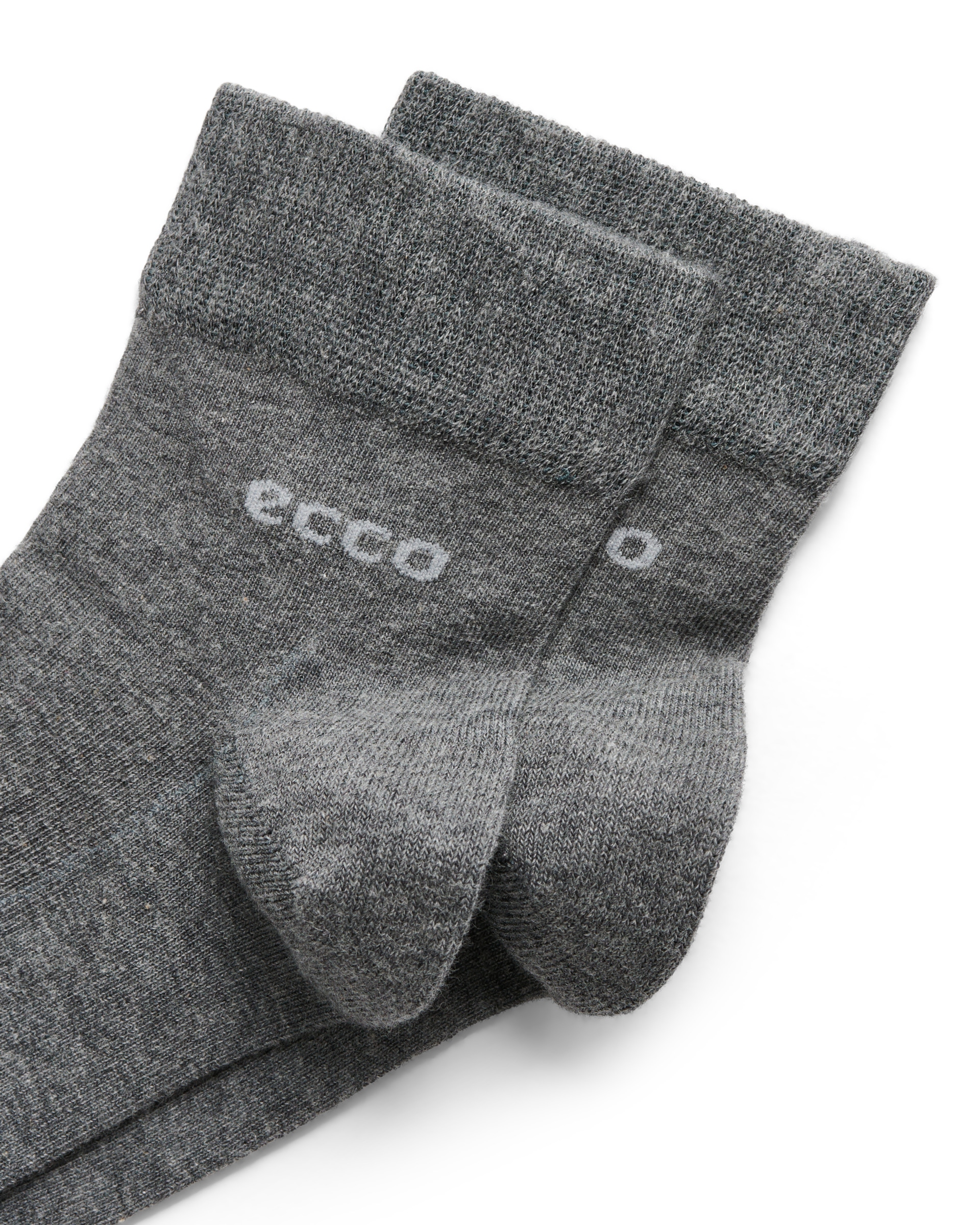 ECCO Classic Longlife Ankle-cut Socks - Grey - Detail-1