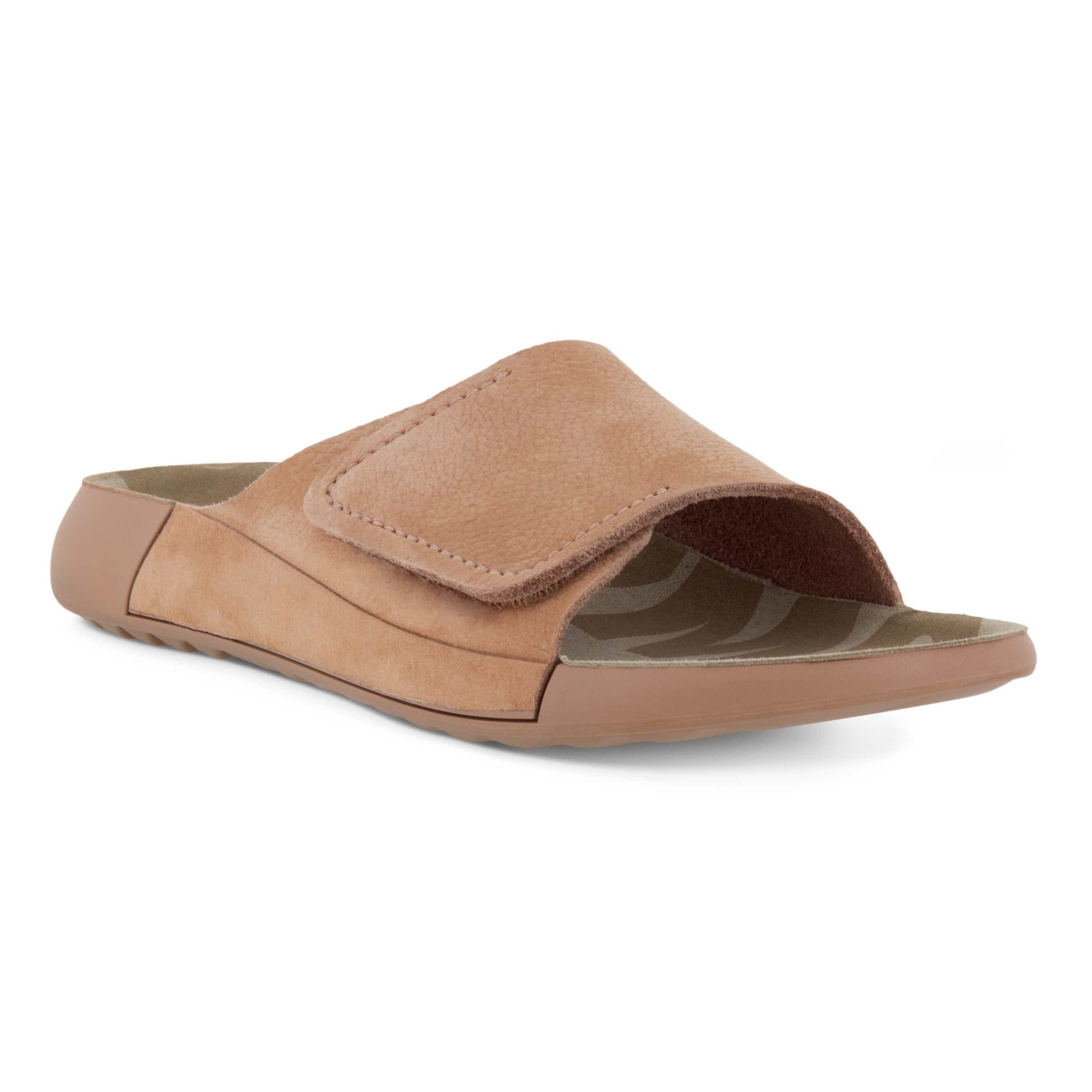 ECCO Women's Cozmo Slide Sandals - Brown - Main