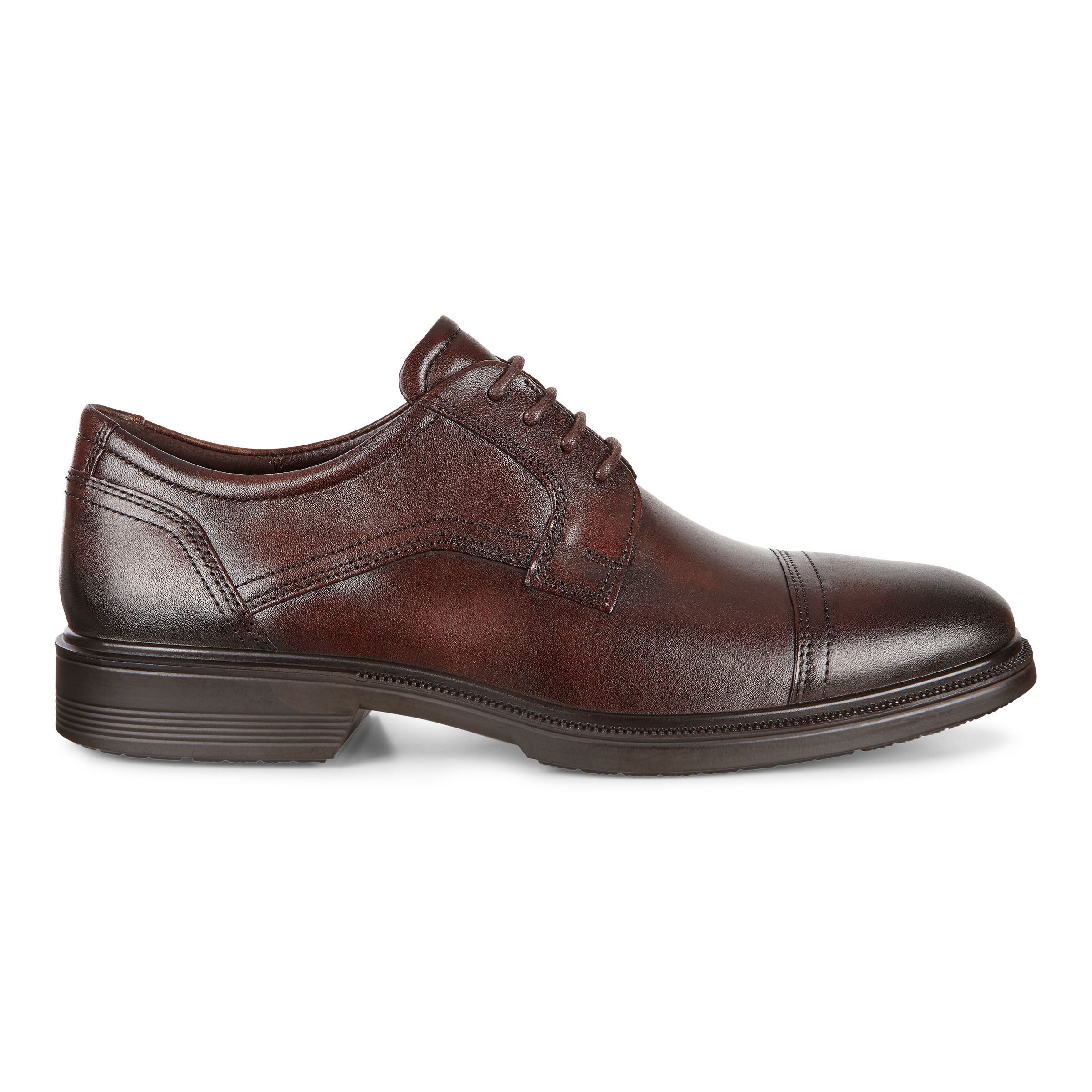 ECCO Men Lisbon Cap Toe Tie - Brown - Outside