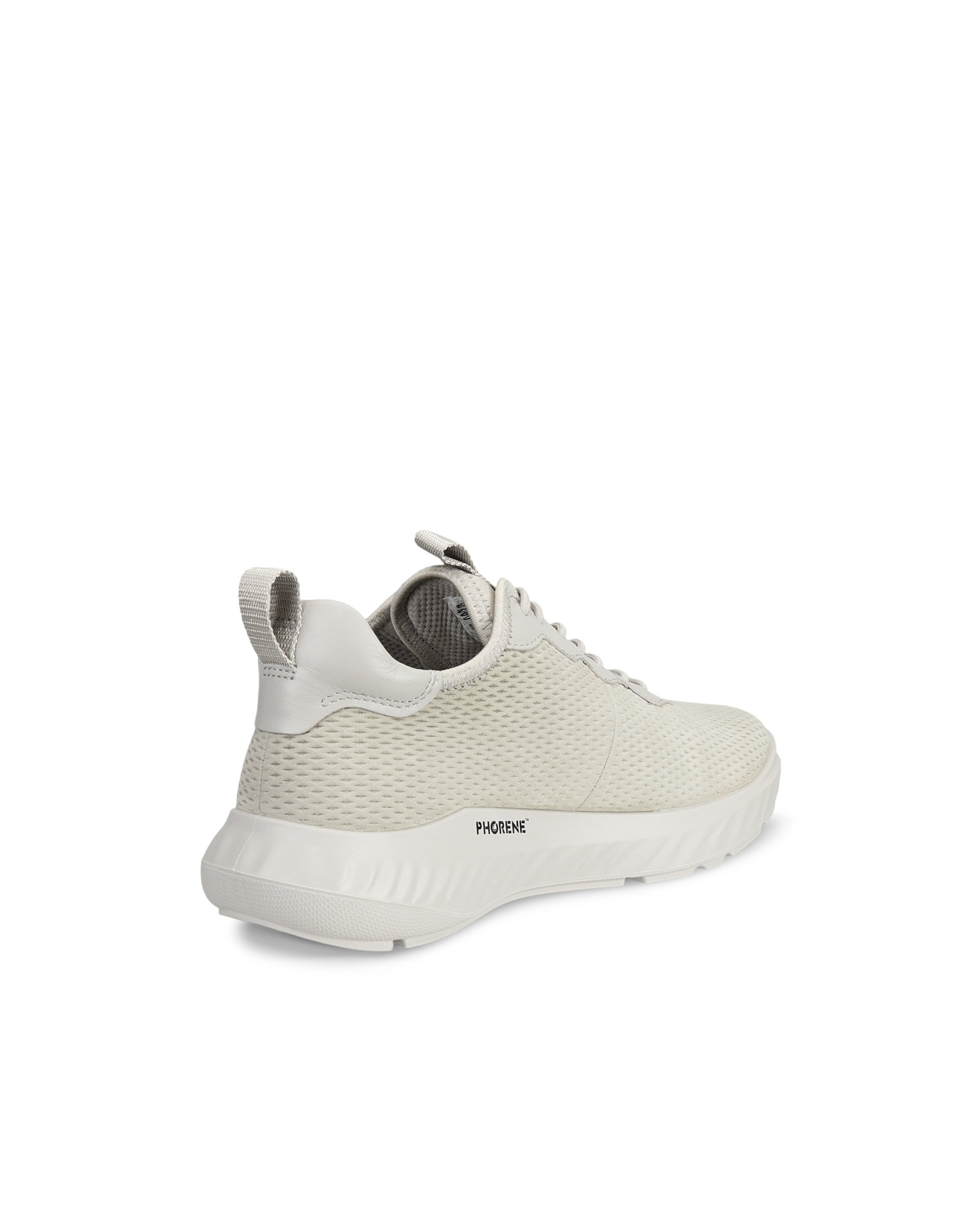 Women's ECCO® ATH-1FM Nubuck Sneaker - Grey - Back