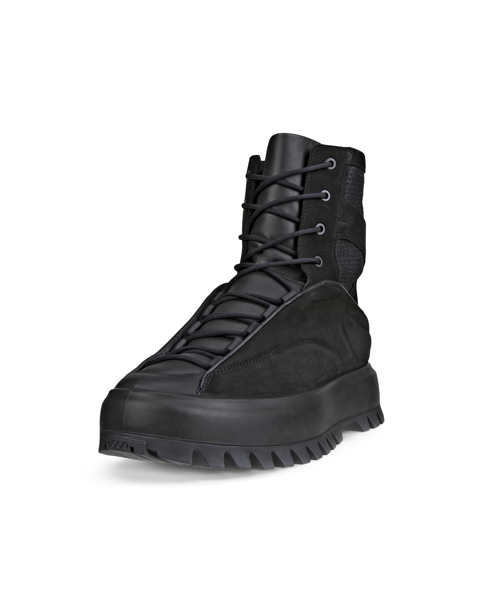 Botas de nobuk ECCO® Street Ace RAL7000 para hombre - Negro - Main