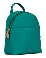 ECCO® Round Pack Pebbled Leather Backpack - Green - Main