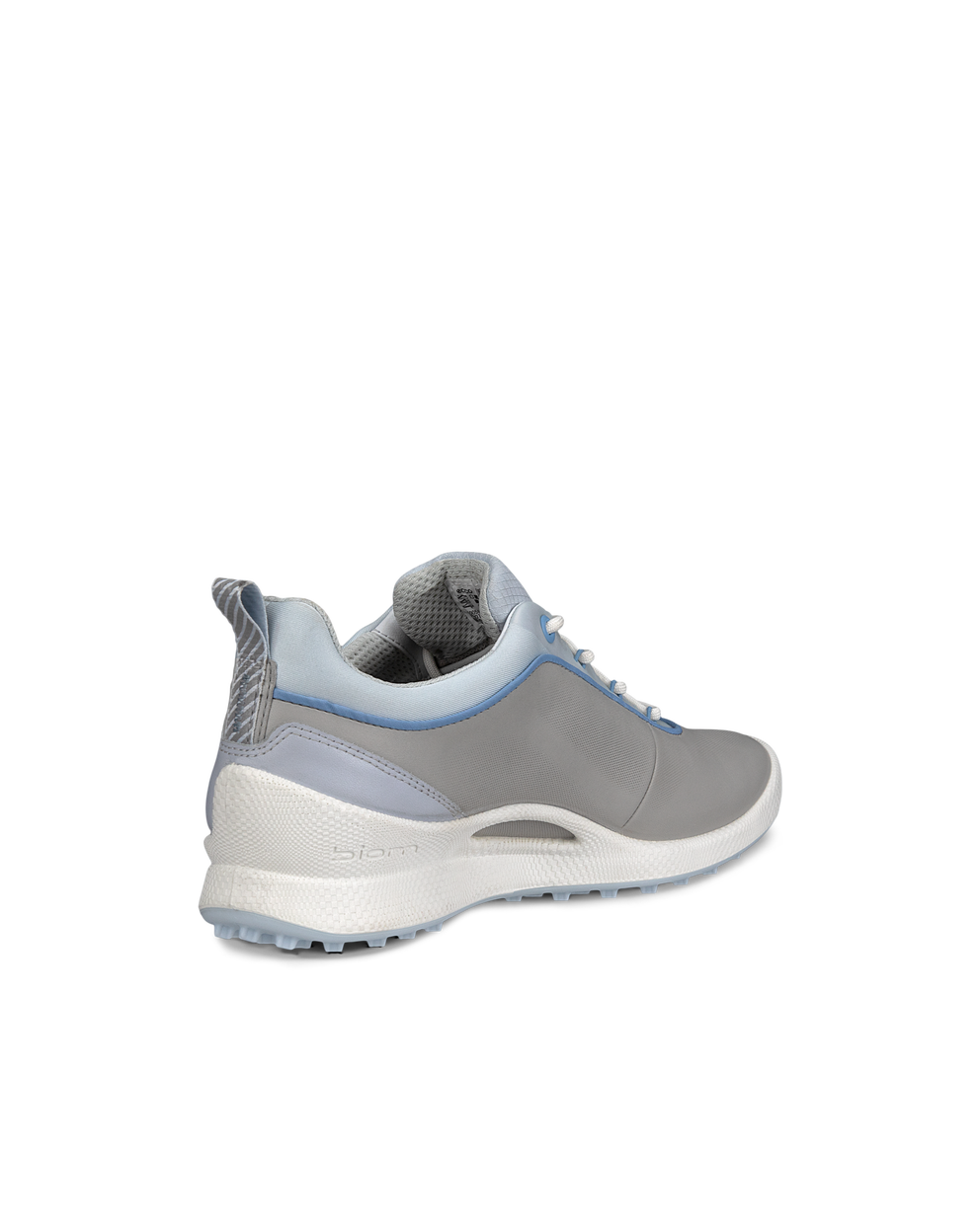 Women's ECCO® BIOM Golf Hybrid Leather Shoe - Grey - Back