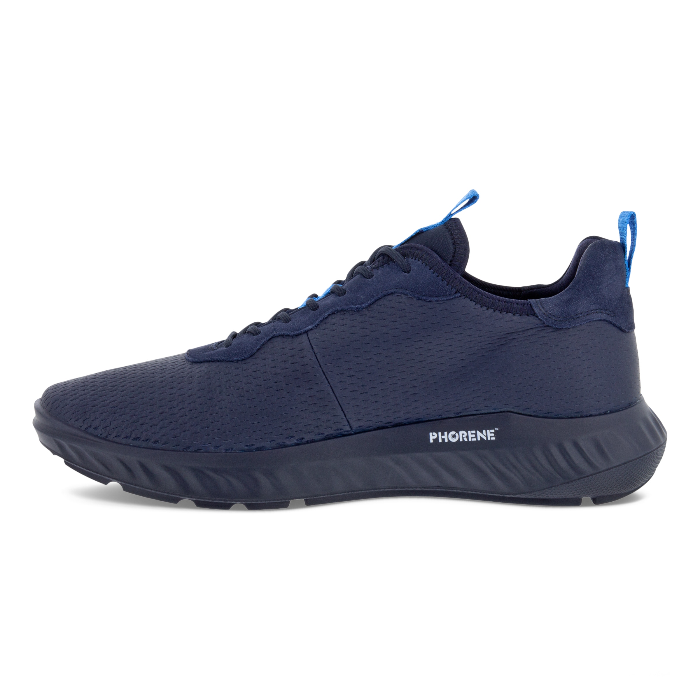 ECCO Men's Ath-1F Street Style Leather Sneakers - Blue - Inside