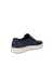 Men's ECCO® Soft Classic Leather Slip-On - Blue - Back