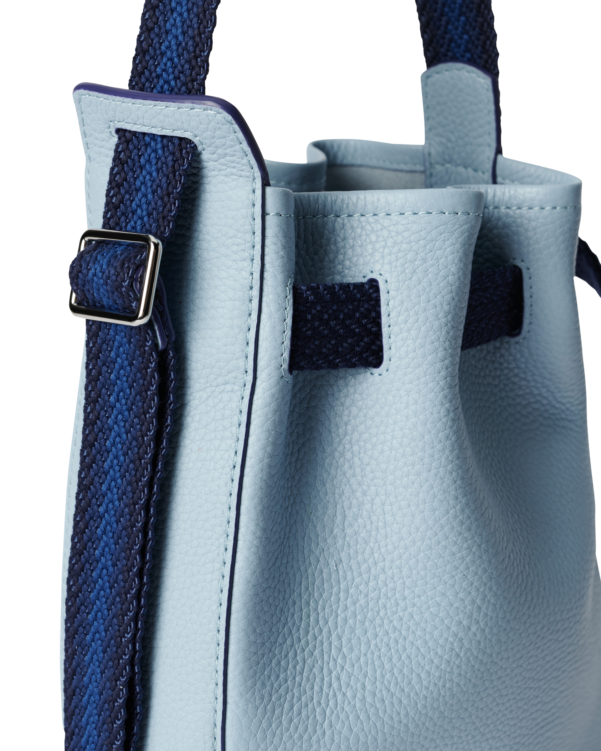 Bolso hobo de piel ECCO® Sail - Azul - Detail-1