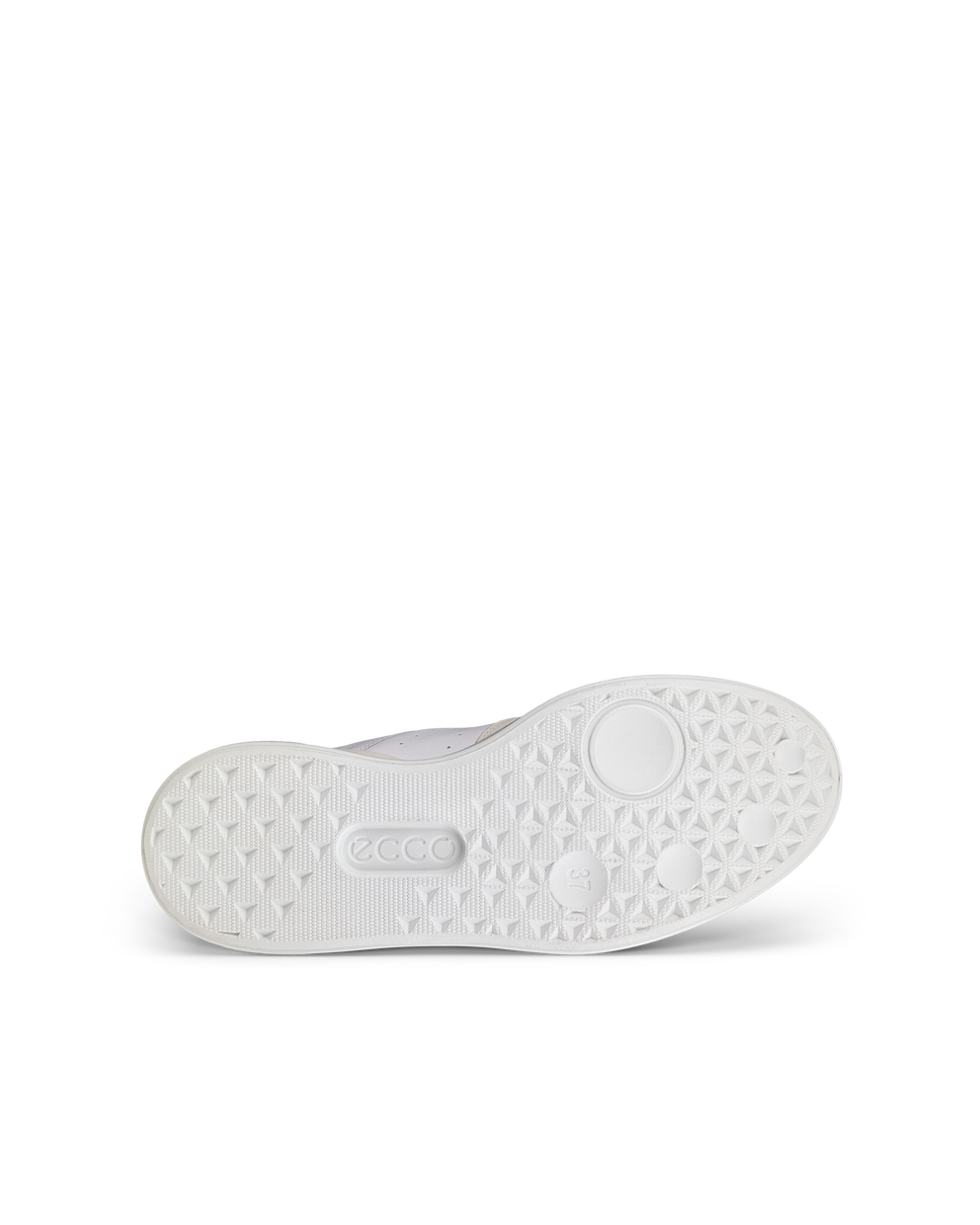 Zapatillas altas de piel ECCO® Street 720 para mujer - Blanco - Sole