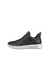 Men's ECCO® Gruuv Leather Sneaker - Black - Outside