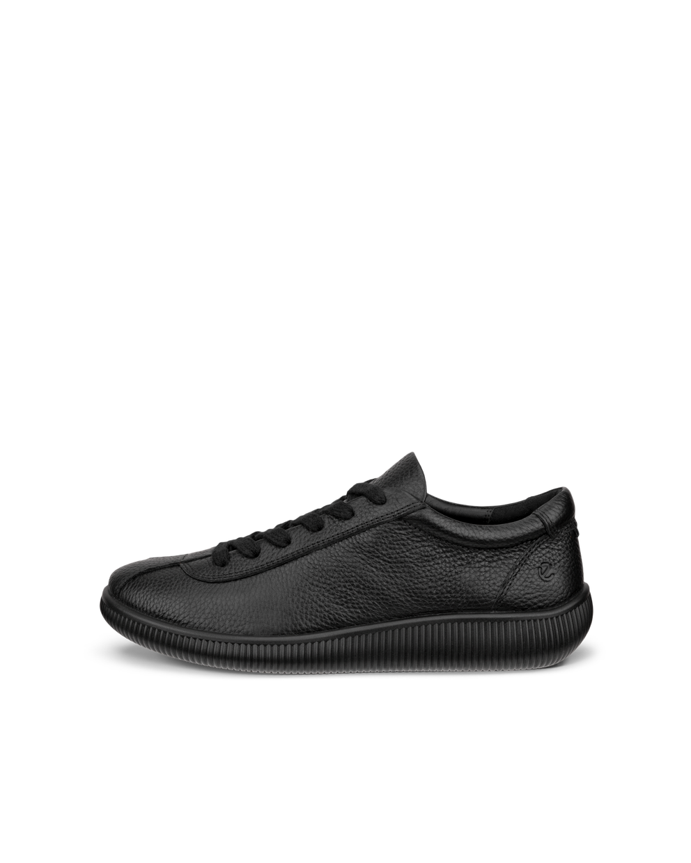 Zapatillas de piel ECCO® Soft Zero para mujer - Negro - Outside