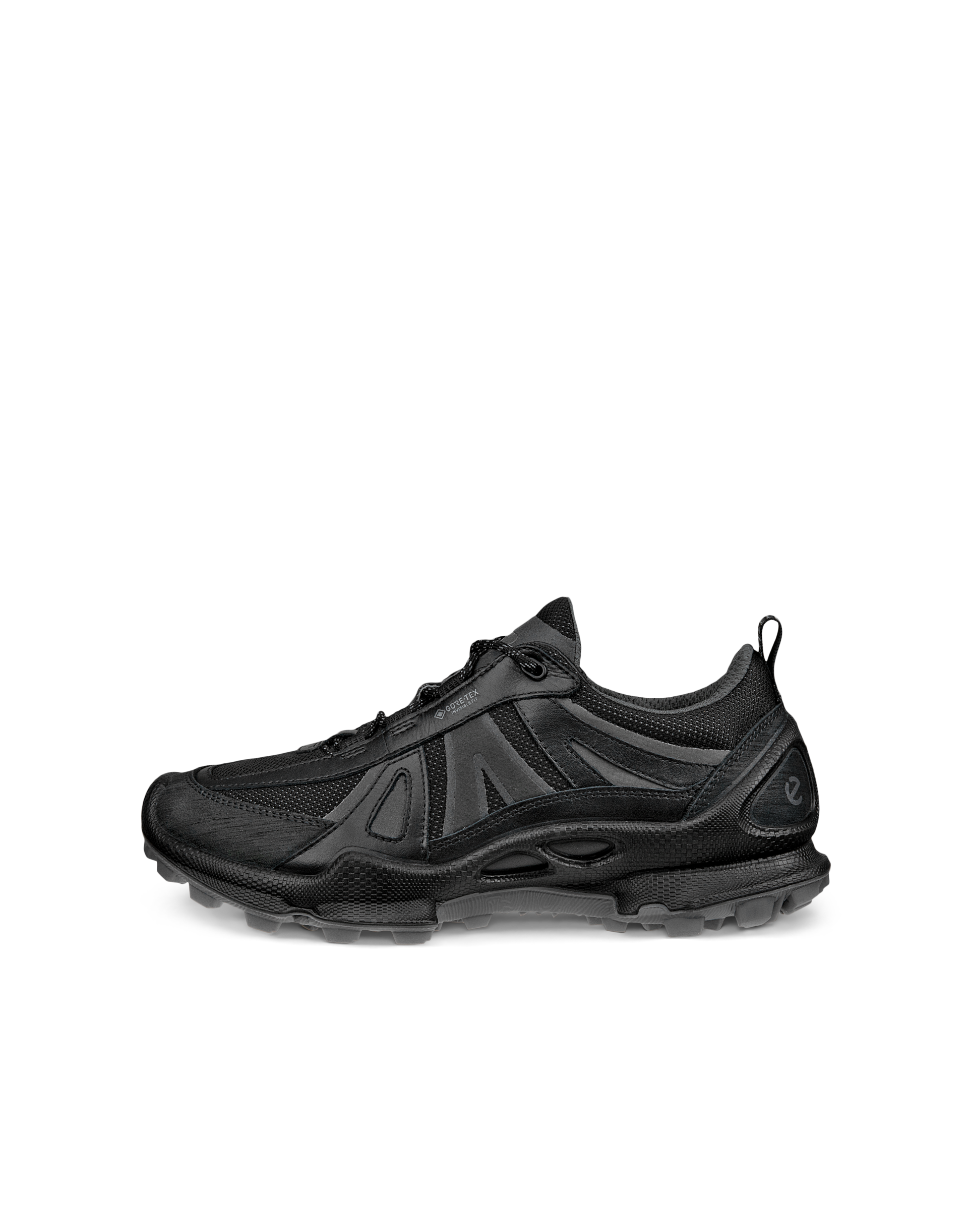 ecco　レザースニーカー　 ブラック フラットレディース ECCO BIOM C-TRAIL WOMEN ウィメンズ レザースニーカー | ブラック