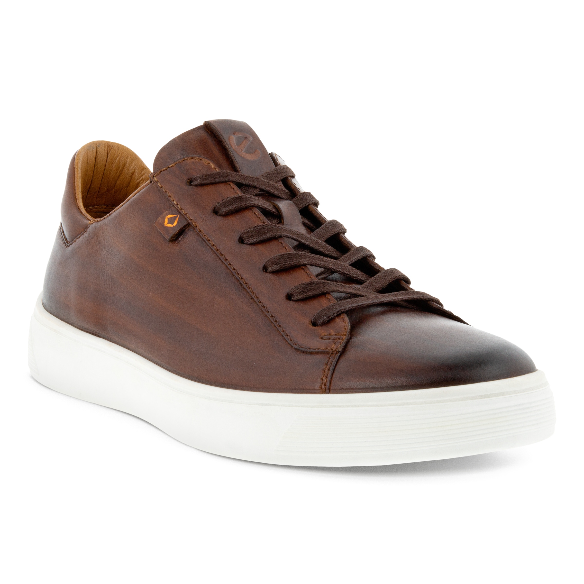 ECCO Street Tray Plus Men's Premium Sneaker - Brown - Main